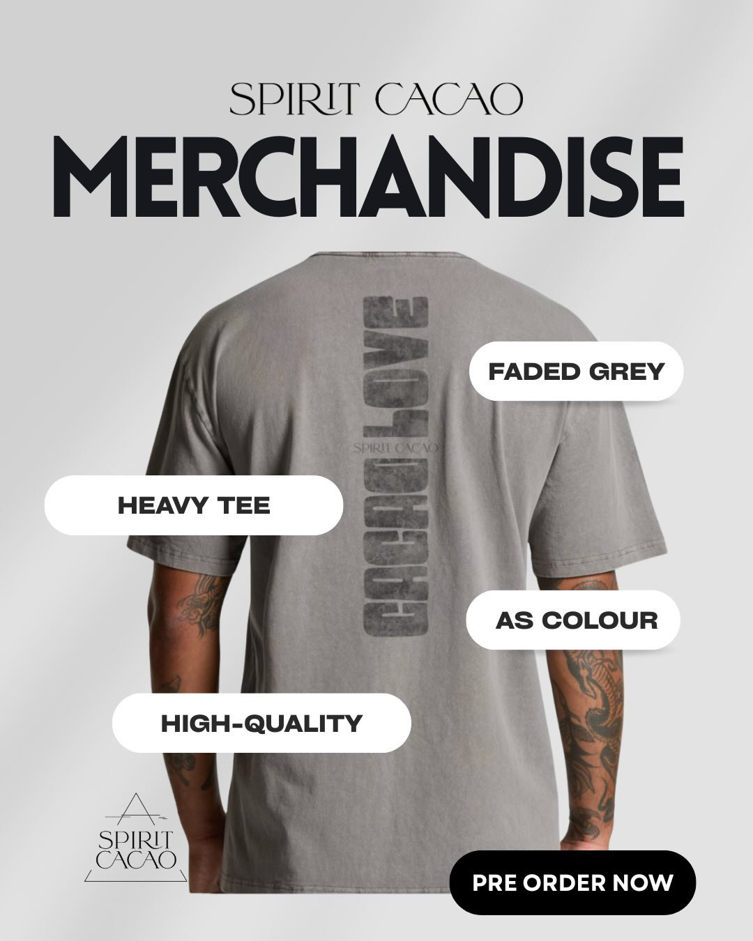 Cacao Spine - Heavy Tee Image